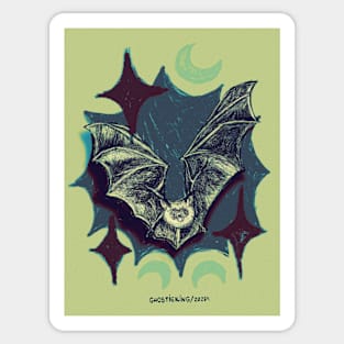 batsy batsy | mint sky version Sticker